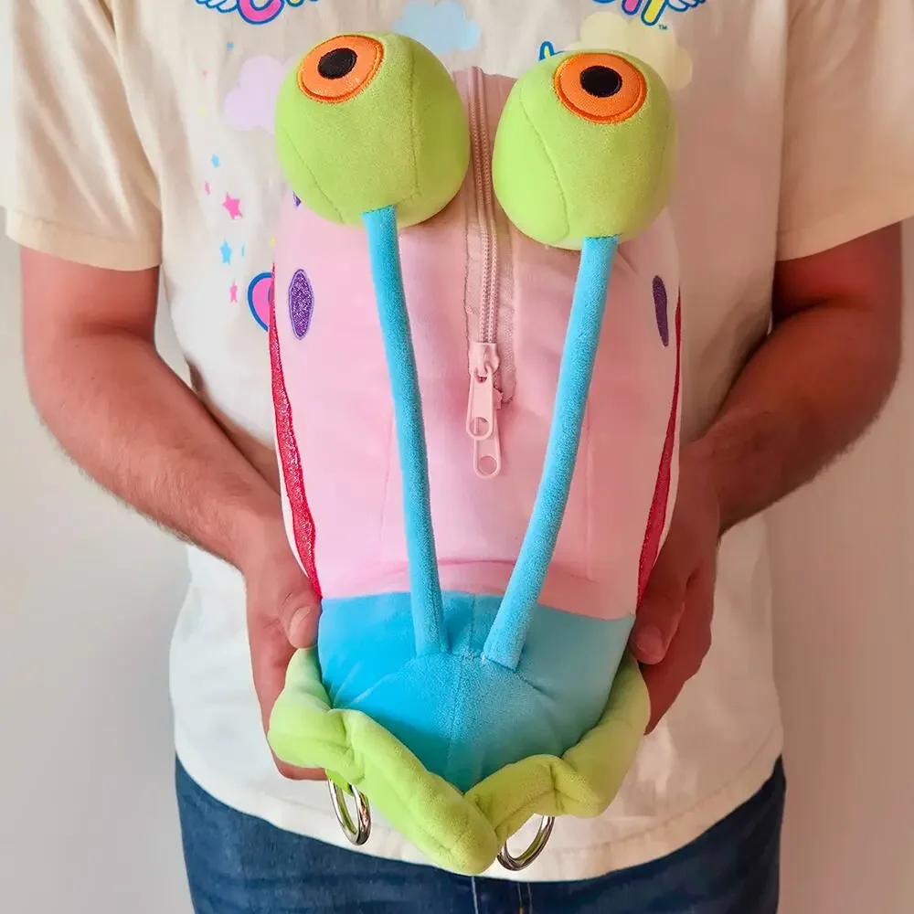 Dolls Kill x SpongeBob Snailing Around Plush Backpack Gary the Snail Bag